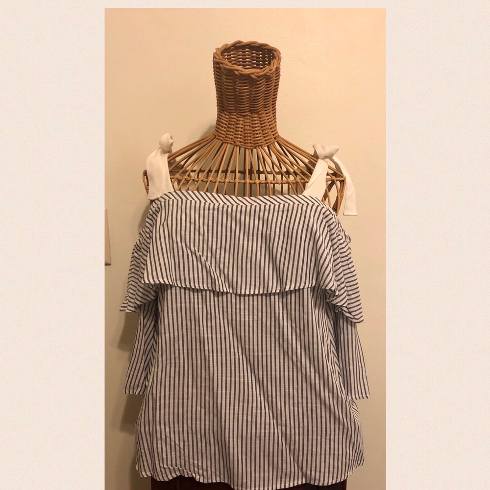 Entro linen blend blouse